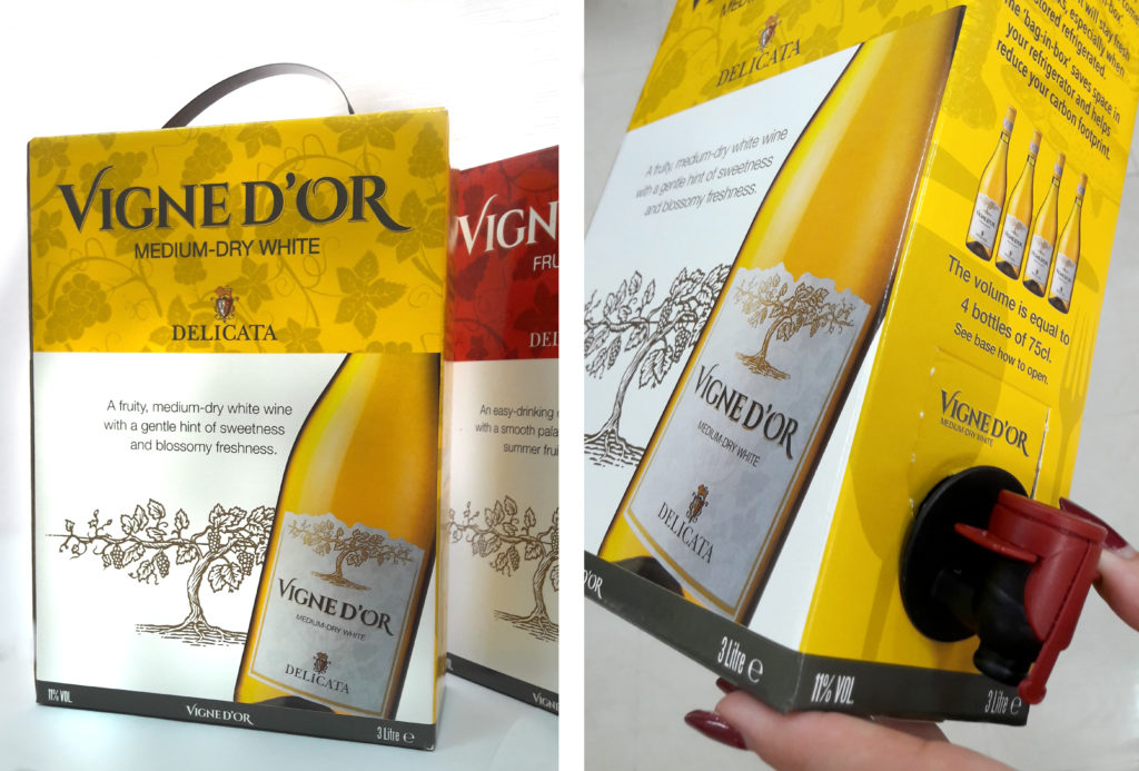Vigne D'Or Wine Bag in Box