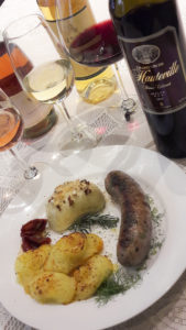Maltese sausage tried and tested with different styles of Maltese wines.